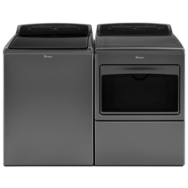 Whirlpool WTW7500GC 4.8 cu. ft. Top Load Washer and WED7500GC 7.4cu ft